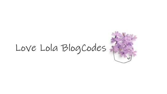 Lovelolablog codes