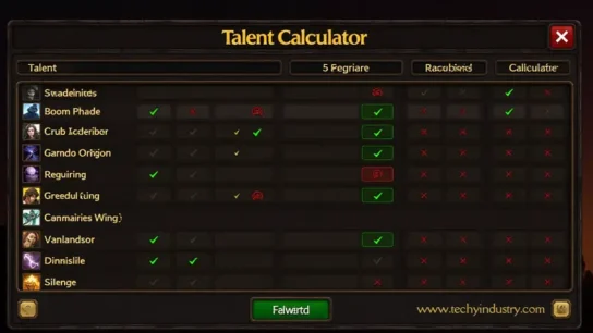 Sod talent calculator