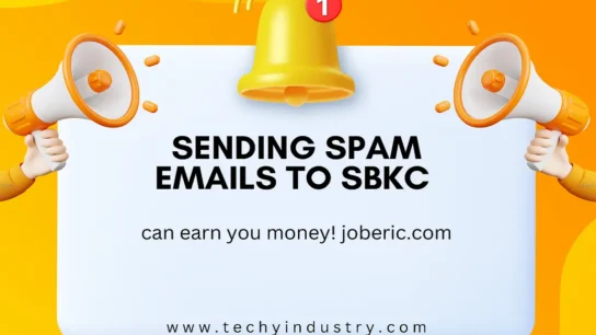 Sending spam emails to sbkc can earn you money! joberic.com